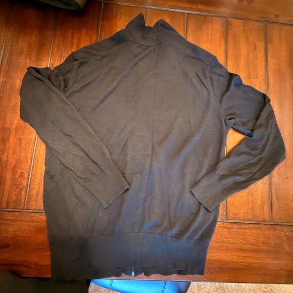 Banana Republic Luxury Blend Lightweight Full-zip Sweater, Men's Medium - Picture 3 of 4